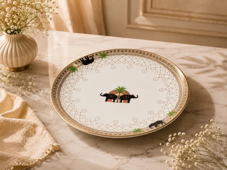 Suvarnalekha – Set of 2 Dinner Plates
