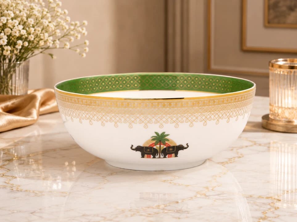 Suvarnalekha – Set of 2 Serving Bowls